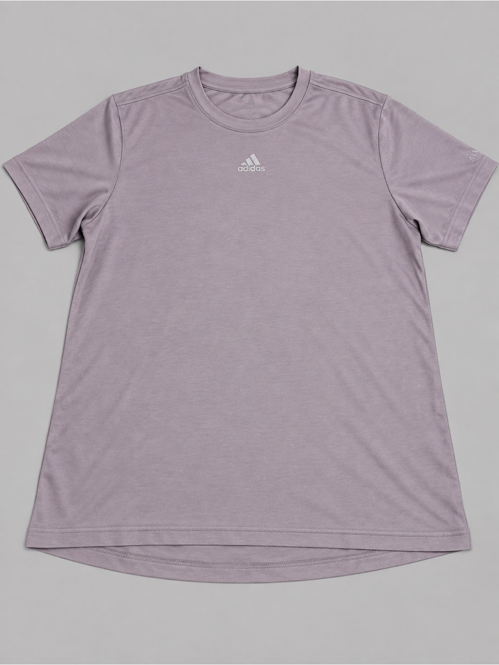 adidas Men’s Lavender Crew Neck Short Sleeve Tee